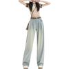 Y2k Baggy Wide Leg Jeans Women Vintage Streetwear Washed Denim Pants Grunge Basic Slouchy Blue Trousers Femme Spring