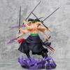 Аниме Фигурки One Piece Битва Поток Девяти Лезвий Зоро Фигурка Действия ПВХ Коллекционные Игрушки Детская Модель Подарки на День Рождения