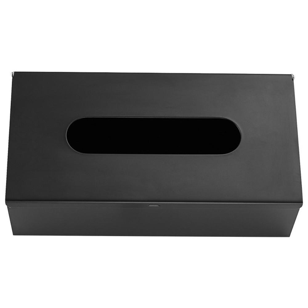 Rectangular Stainless Steel Tissue Box Wall-mounted Waterproof Napkin Storage Box Minimalist Moisture-proof Paper Towel Case Car