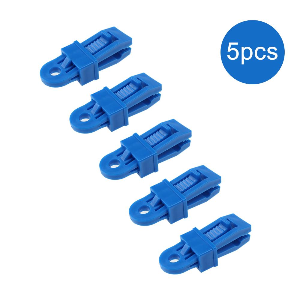 5 шт. Зажим для брезента Зажим для тента палатки Фиксация брезента Регулируемый размер Для активного отдыха Кемпинга Пешего туризма Крючок Крепление Ремень Пряжка