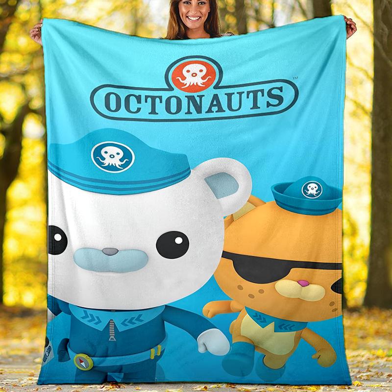 Octonauts Theme Printed Blanket Perfect For Couch Bed Travel Outdoor Use Machine Washable Cozy Durable