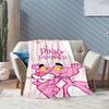 Pink Panther Cartoon Blanket Camping Trip Home Decor Sheet Office Rest Blanket Machine Washable