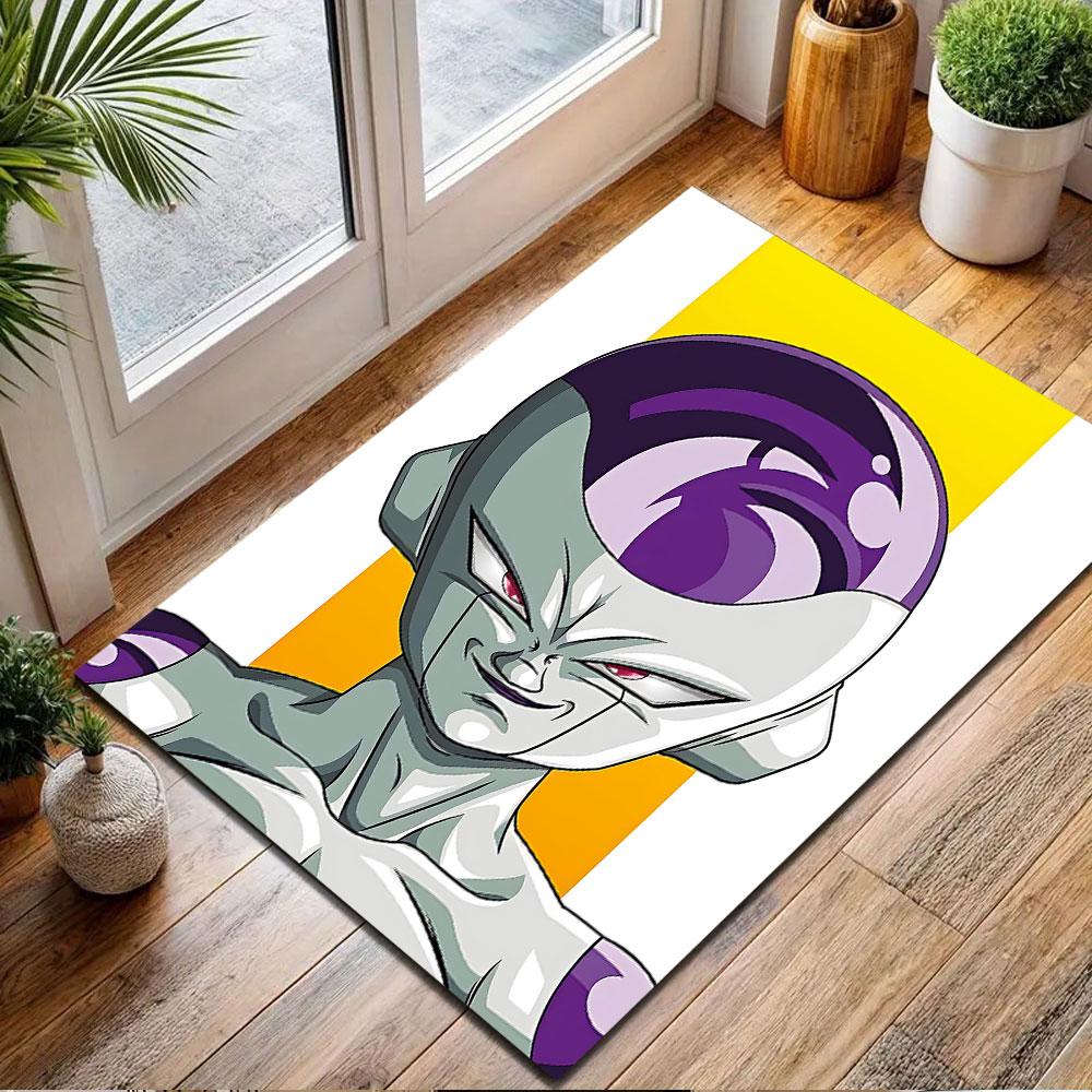 "Alien Warrior with Purple Accents" Patterned carpet, non slip mat suitable for living room and bedroom sofas