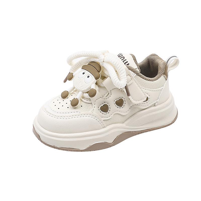 Children's shoes for spring and autumn, new children's sports shoes, casual sneakers for boys and girls, baby shoes, boys' white shoes
