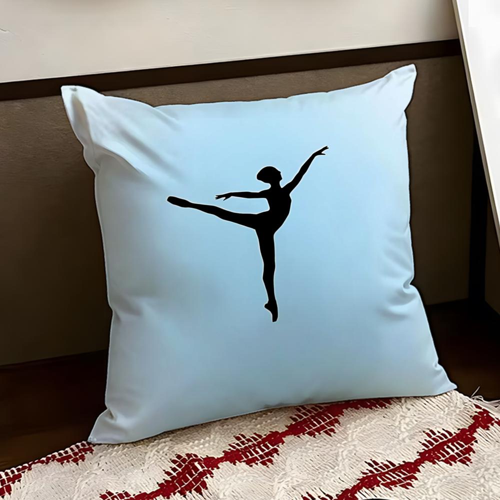 Stepping dance steps Cushion Cover Reversible Soft Durable Pillow Cover Home Car MultiScene Use for Daily Comfort