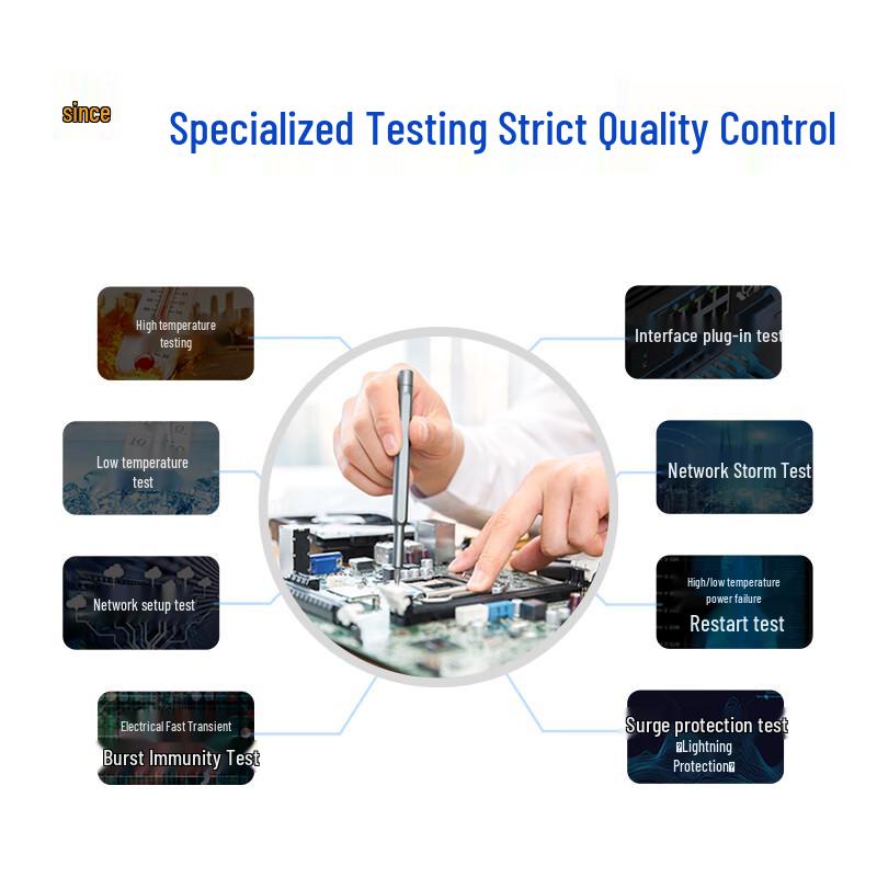 Huigu POE Fiber Optic Transceiver