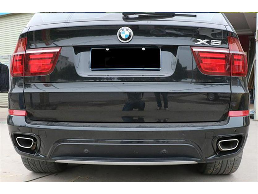 Квадратная насадка на глушитель из нержавеющей стали для BMW X5 E70 08-13