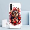 Милый Щенок Сердце Собаки Чехол для Телефона Для Samsung Galaxy A17 A37 A57 A16 A15 A14 A13 A56 A55 A54 A53 A36 A35 A34 A33 A26 A25 A24 A2