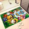Jungle Pups Print Rug, Washable Floor Carpet, For Entryway Dorm Laundry Room Office Study, Home Decor Birthday Christmas Gift