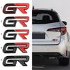 3D Metal Car Sticker Logo Decal For GR Sport Gazoo Racing Yaris 86 Corolla C-HR Tyre Plug Auto Accessories