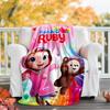 Rainbow Ruby printed throw blanket—soft,warm;versatile blanket for all seasons—perfect as &air-conditioning throw,nap blanket