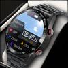 2024 Smart Watch ECG+PPG Business Bluetooth Call Heart Rate Blood Pressure Monitoring Sports Message Reminder Smart Watch