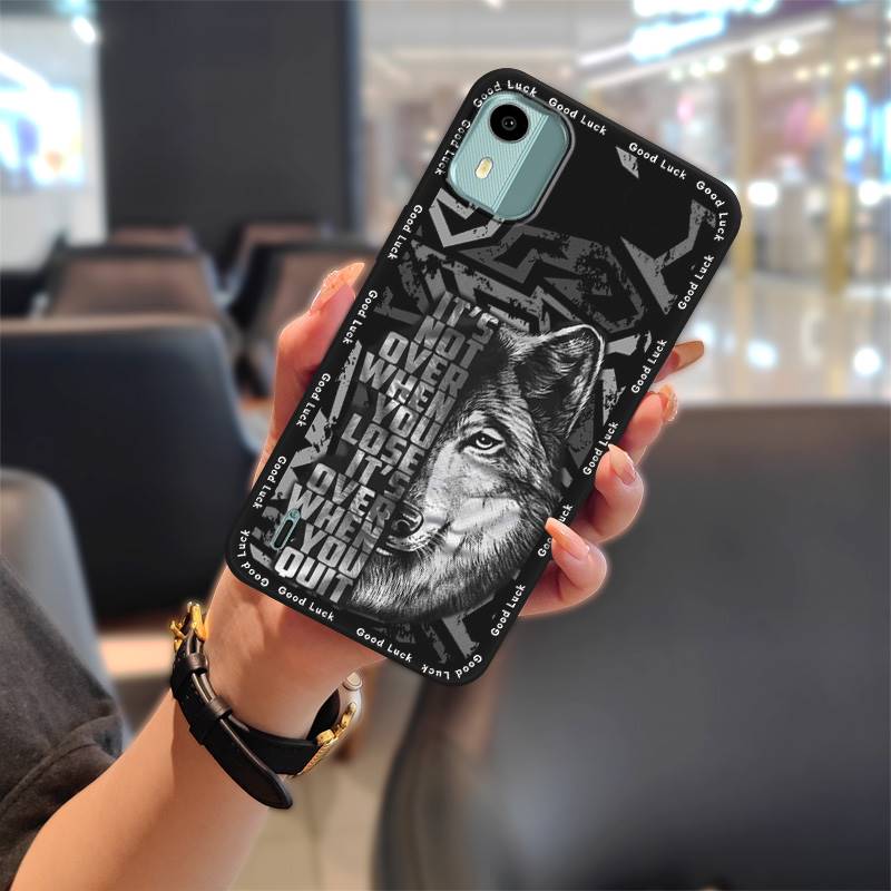 Cartoon Phone Protector Phone Case For Nokia C12/C12 Pro/C12 Plus/TA-1535 Durable Cute TPU Silicone Anti-dust Back Cover