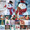 5D Diy Diamond Painting Christmas Tree Santa Snowman Cross Stitch Full Diamond Embroidery Mosaic