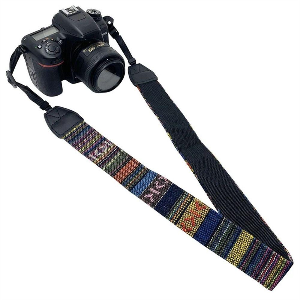 Lightweight SLR DSLR Anti-slip Retro Cameras Strap Vintage Camera Neck Belt Camera Shoulder Strap
