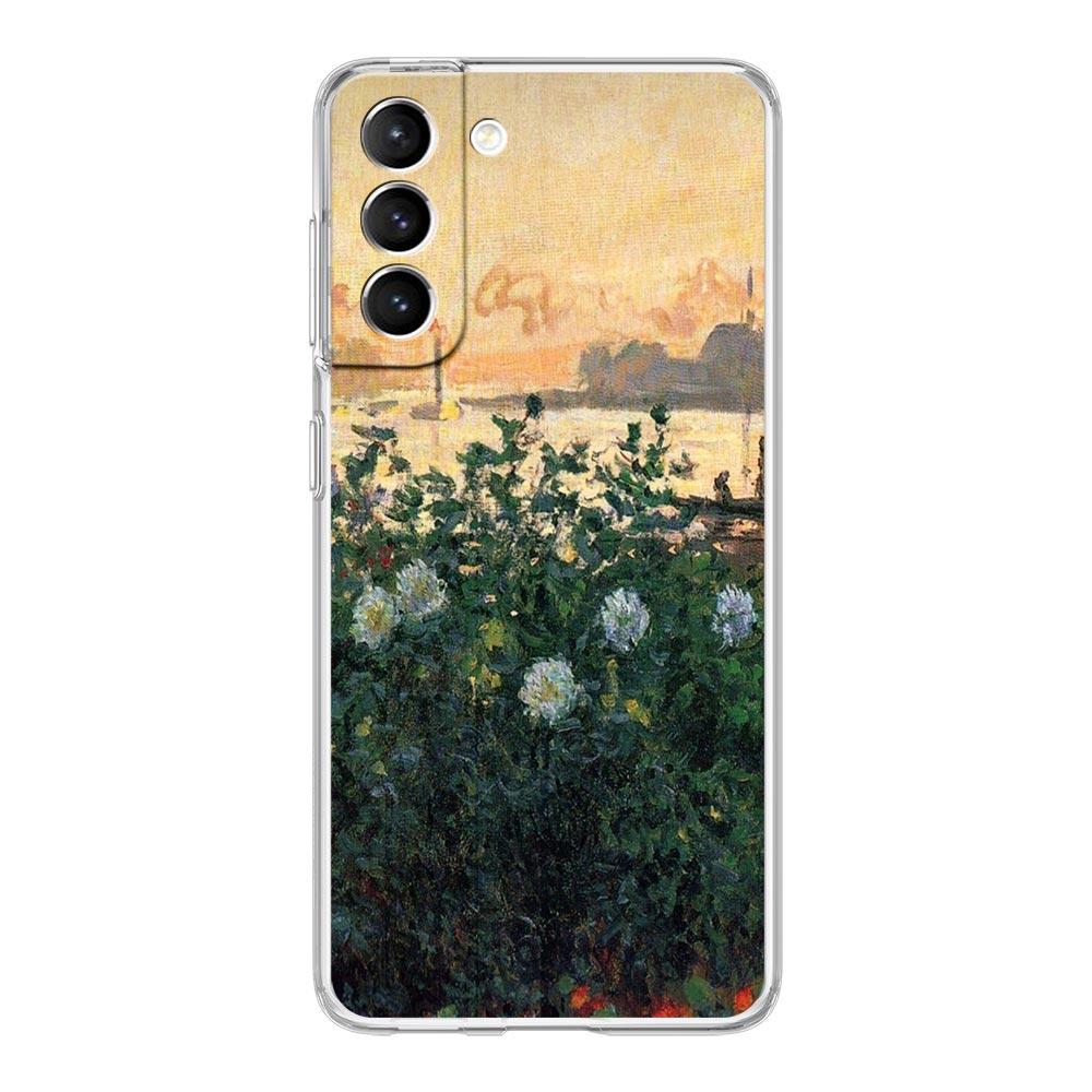 Клод Моне Импрессионизм Прозрачный силиконовый чехол для телефона для Samsung Galaxy S23 S22 5G S20 Ultra S21 FE 5G S10E S9 S8 S10 Plus