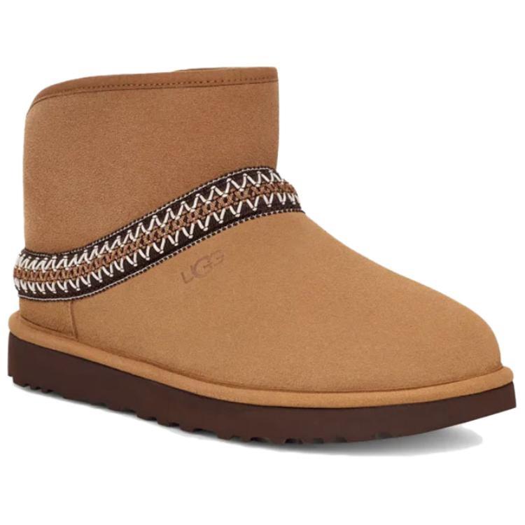 (WMNS) UGG Classic Mini Crescent 'Chestnut' Women's 1158262-CHE