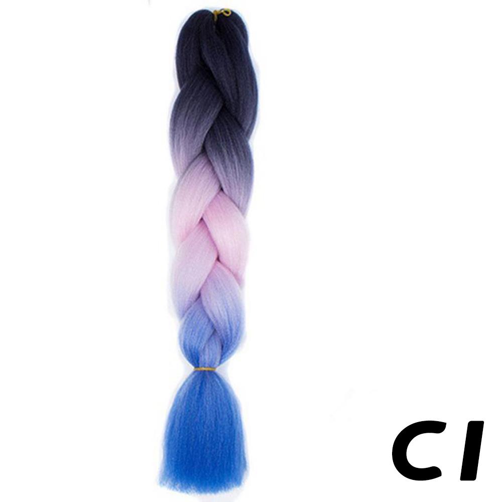 MISS WIG Synthetic Long Braid Ponytail Extension Straight Sleek Wrap Around Colorful Braid Hair Extensions Ponytail Natural Soft For Women Wear