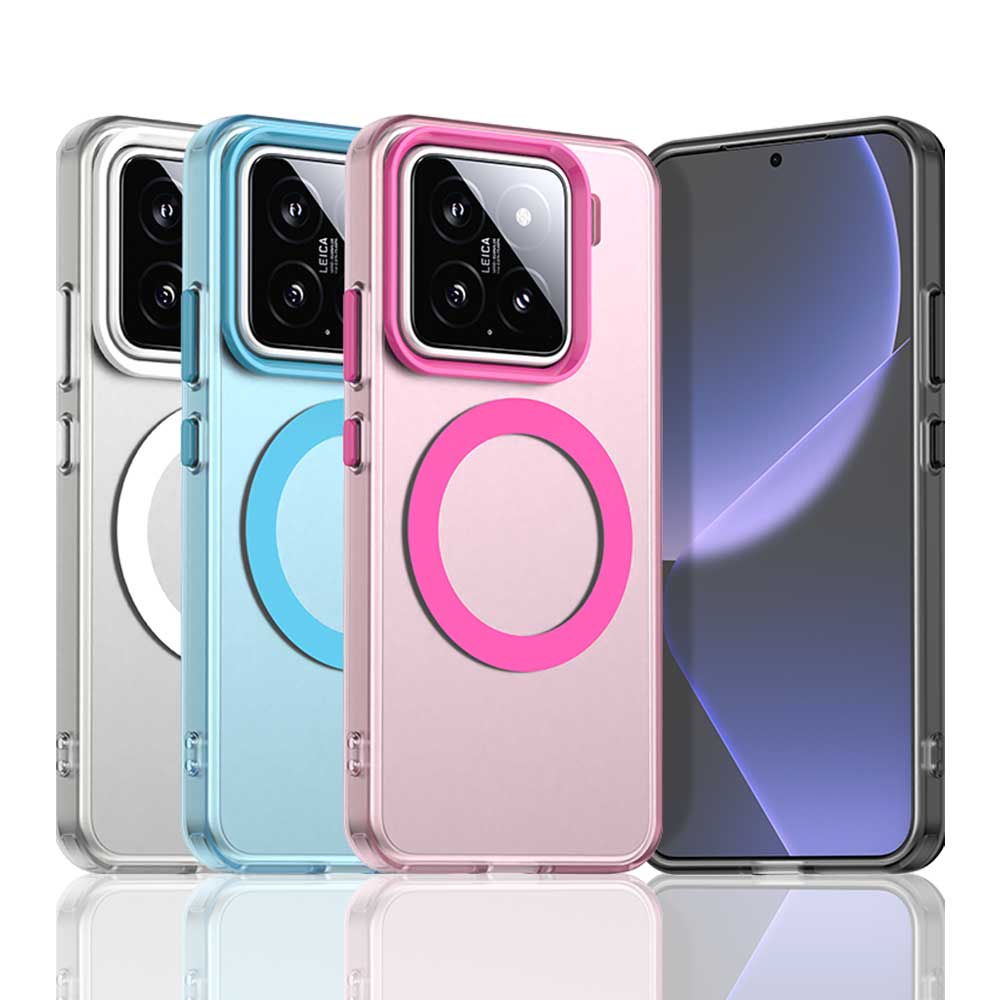 Matte Candy Magnetic Wireless Charging Case For Xiaomi 15 Pro Xiaomi15 Pro 5G For Magsafe ShockProof Soft Cover