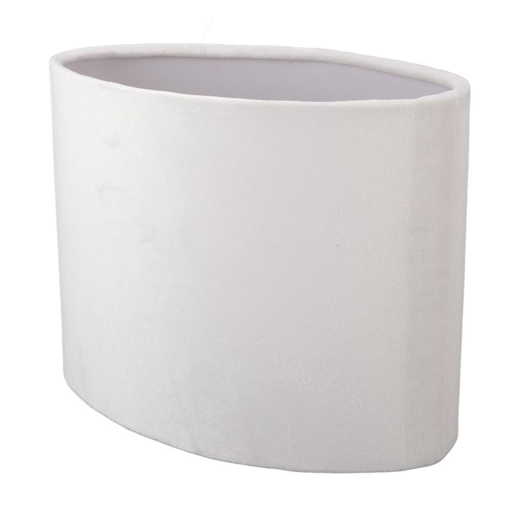 Oval Lamp Shade Cloth Lampshade E27 E14 Universal Use Modern Lamp Cover for Table Floor Lamp White