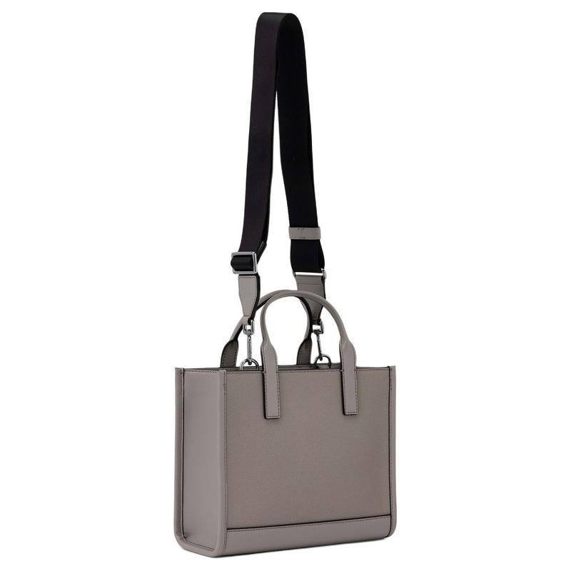 Michael Kors COOPER Аксессуары с серебряной фурнитурой Сумка-тоут Сумка-тоут Сумка для покупок Кожаная сумка Мужская Жемчужно-серая