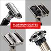 FEATHER Adjustable Razor Stainless Steel Includes 2 Replacement Made in Premium Razor for Men (Feather) Double-Edged Holder, High-Grade Double-Edged