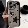 Милый Розовый Чехол со Звездочками для Samsung A16 A15 A35 A55 A54 A34 A33 A53 A52 A13 A14 4G S25 S24 Ultra S22 S23 Plus FE Ударопрочный Чехол