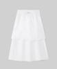Musinsa Standard Woman Women'S Poplin Low-Waisted Long Skirt [White]