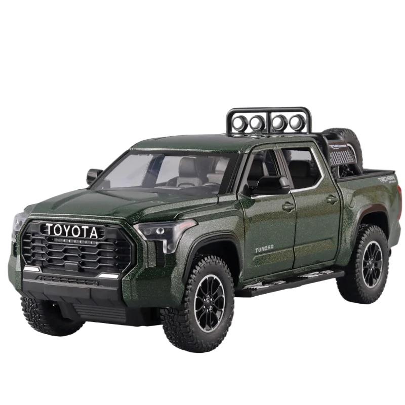 Großes 1/24 Toyota Tundra SUV Modellauto Diecast Miniatur Metallauto Geländewagen Sammlung Sound Licht Kinderspielzeug für Kinder
