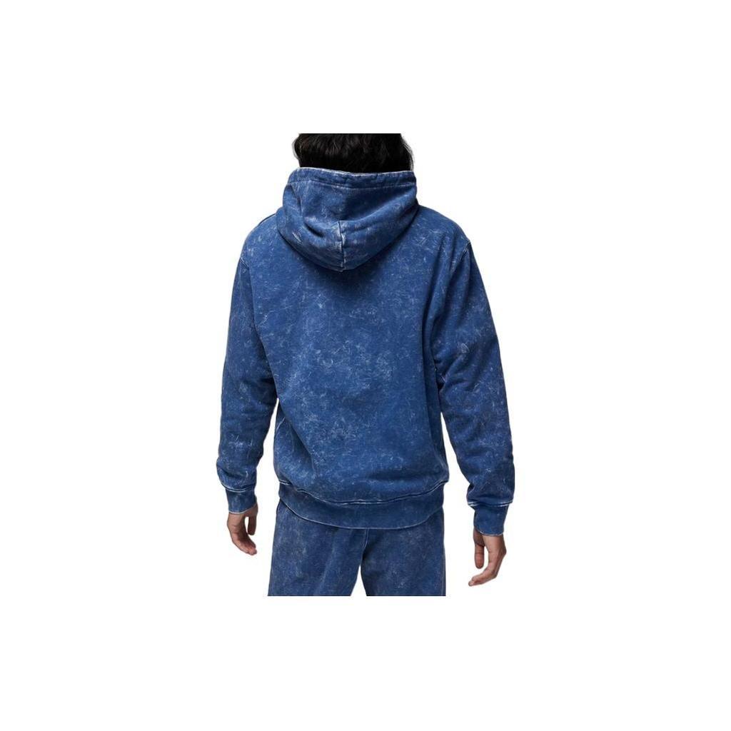 Jordan Мужская толстовка с капюшоном и завязками Тай-дай Синяя DR3088-493