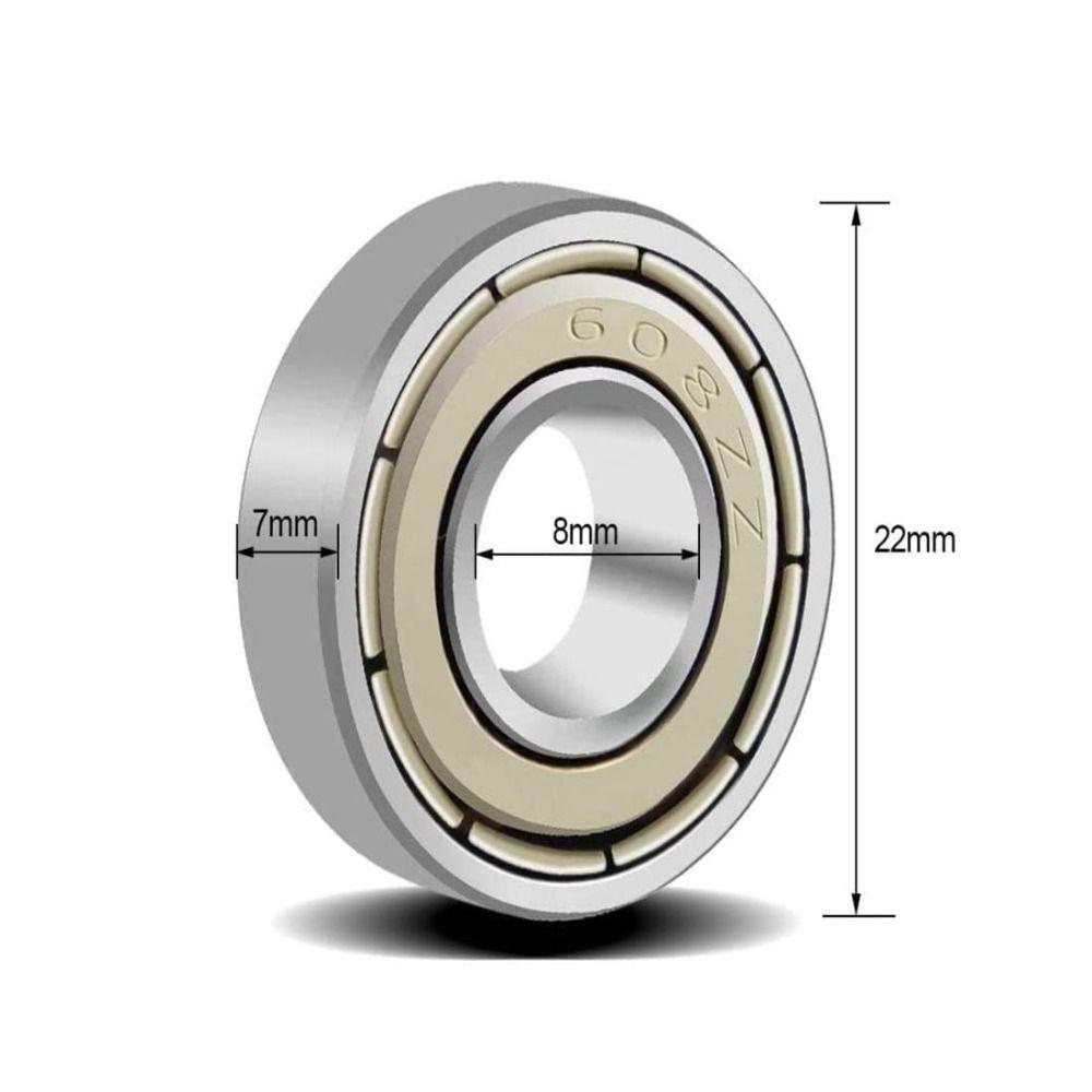 Double Shielded Metal Bearing 609ZZ Miniature bearing New Ball Bearings