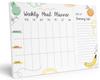 Inkdotpot Weekly Meal Planner Notepad 7"x10 , "Kitchen Menu" Magnetic Meal Planning Pad with Tear Off Grocery S-54 Sheets