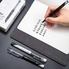 Deli 0.5mm Black Signature Gel Pen, 12-Pack