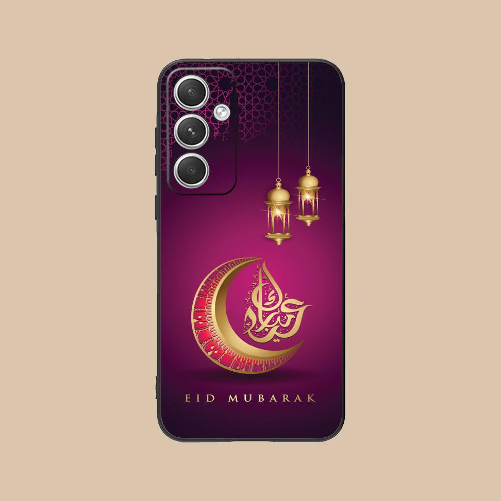 Чехол для мобильного телефона Eid Mubarak для Samsung Galaxy S26 S25 S24 S23 S22 S21 S20 Note20 Plus FE Ultra Цветной Чехол Чехол Роскошный