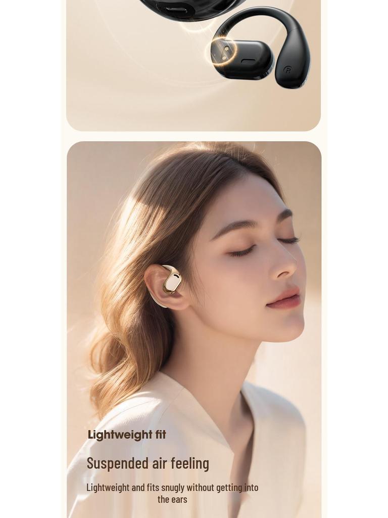 Беспроводные Bluetooth-наушники с открытым ухом Chengruida M76 5.4 для бега
