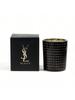 YSL Подсвечник из черного стекла с прозрачным звездным узором, романтический светоотражающий стакан для свечи (свечи/аромат не включены)