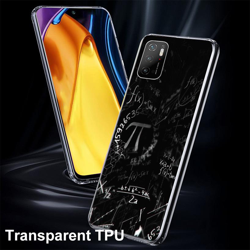 Physics Chemical Mathematics Cover Phone Case For Xiaomi Poco F7 Ultra X7 X6 X5 Pro M7 Redmi 15C 15 13C 13 12C 12 10C 10 9A 9C 9