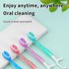 10 шт./коробка Портативная зубная щетка 5-в-1 Зубная нить Зубочистка Для чистки полости рта Одноразовая зубная щетка Для взрослых в деловых поездках