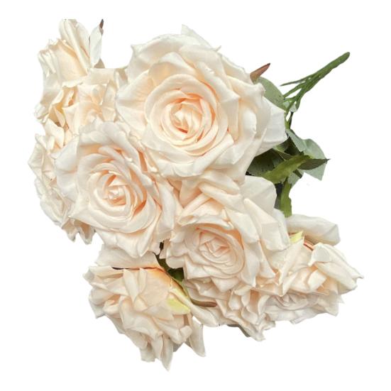 Прочный искусственный букет роз, тонкое мастерство, простое в уходе украшение