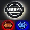 Автомобиль 5D LED Передний Задний Свет Эмблема Наклейка Для GTR NISMO Qashqai Patrol X-trail Tiida Navara Sylphy Juke Teana Skyline