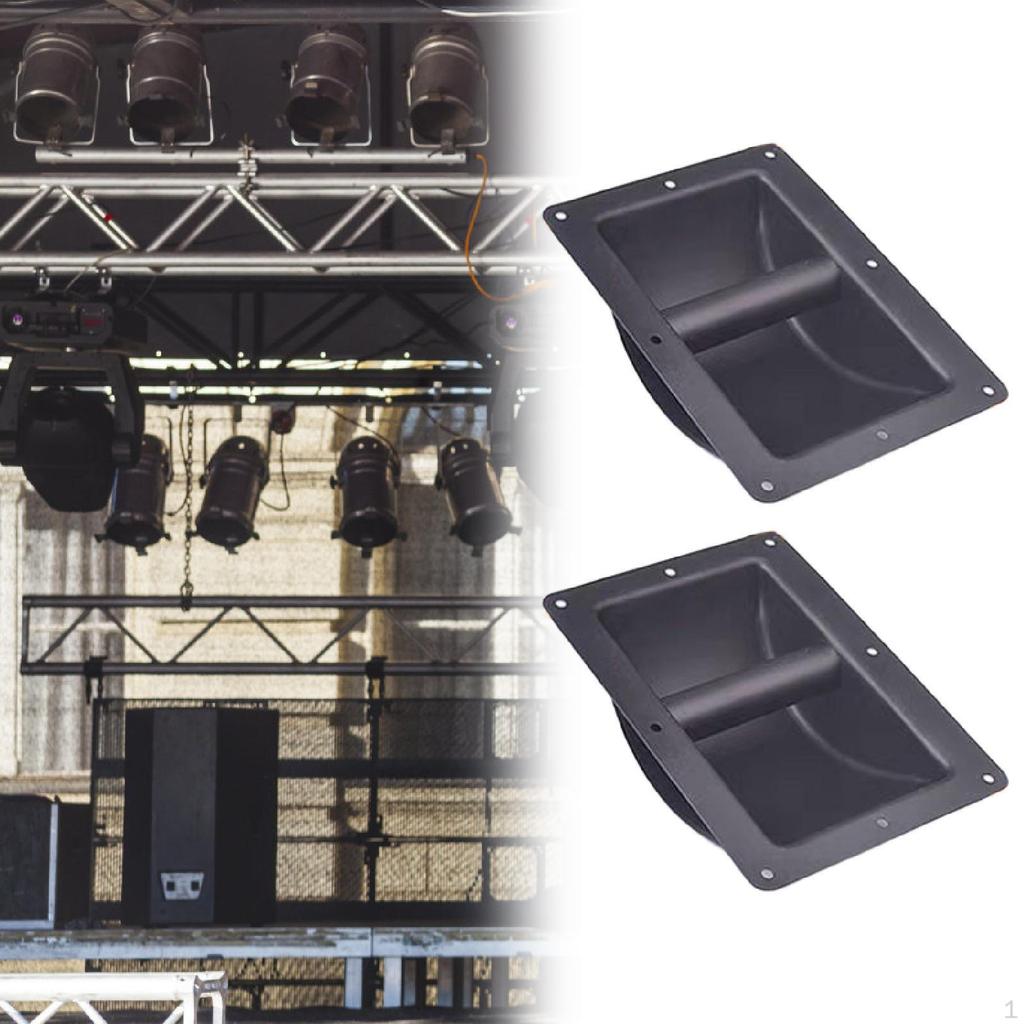 2 шт. Ручки для шкафа динамика, прочные принадлежности, боковая ручка, легкая загрузка