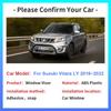 Car Windows Visor for Suzuki Vitara Escudo LY Hybrid S 2016~2024 Sun Rain Guards Deflector Vent Smoke Covers Exterior Accessorie