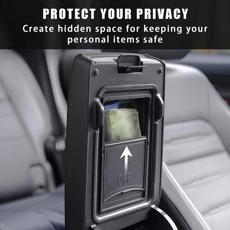 Черный автомобильный центральный консольный подлокотник скрытый ящик для хранения для Honda CR-V 2023 2024 ящик подстаканник аксессуары