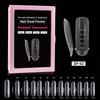 Coffin Shape Full Cover Nail Molds Thin Acrylic Nail Tips  French Manicure Tool