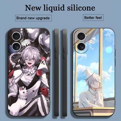 Горячий аниме Николай Гоголь Чехол для телефона для iPhone 16 15 14 13 12 11 X XR XS 8 Plus Mini Pro Max Мягкий черный Ударопрочный чехол