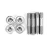 4pcs Car Exhaust System Stud Nuts M8x1.25 42mm1.65in T25 T28