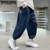 Джинсы для мальчиков Весенние и осенние повседневные брюки Осенние брюки для мальчиков Крутые и модные брюки