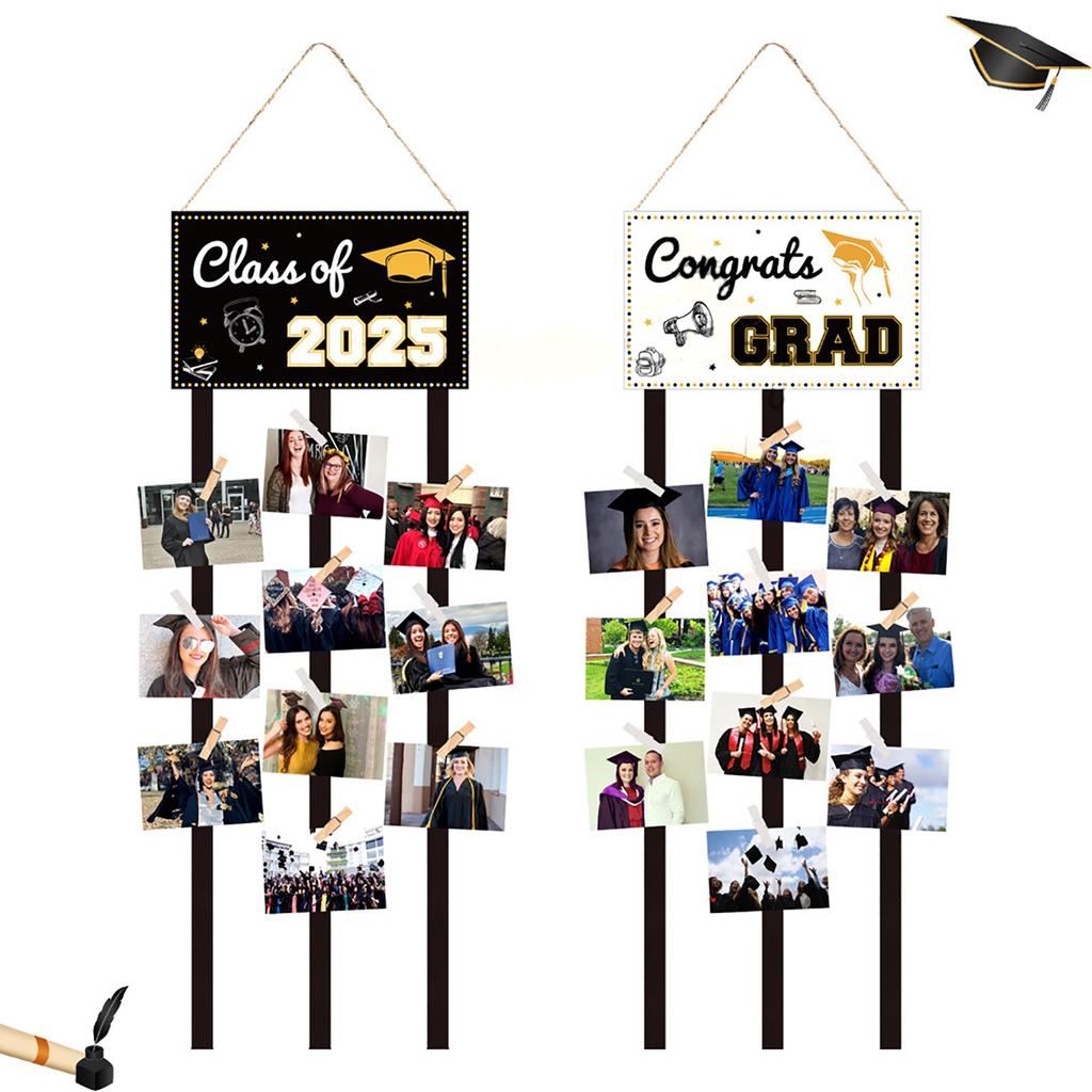 Graduation Season Photo Holder, Graduation Party Home Wall Hangings Clamp