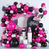 Black & Pink Party Decoration Balloons Macaroon Latex Balloons Wedding Party Balloon Birthday Party Decorations Kids Colorful Air Balls