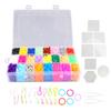 24 Color Fuse Beads Set 5mm Fuse Beading Kit with Pegboards Set Art Crafts Toys for Kids